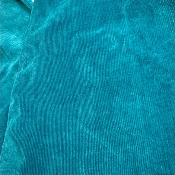 Lucy & Yak Original Organic Corduroy Dungaree Teal Size Medium - Picture 7 of 15